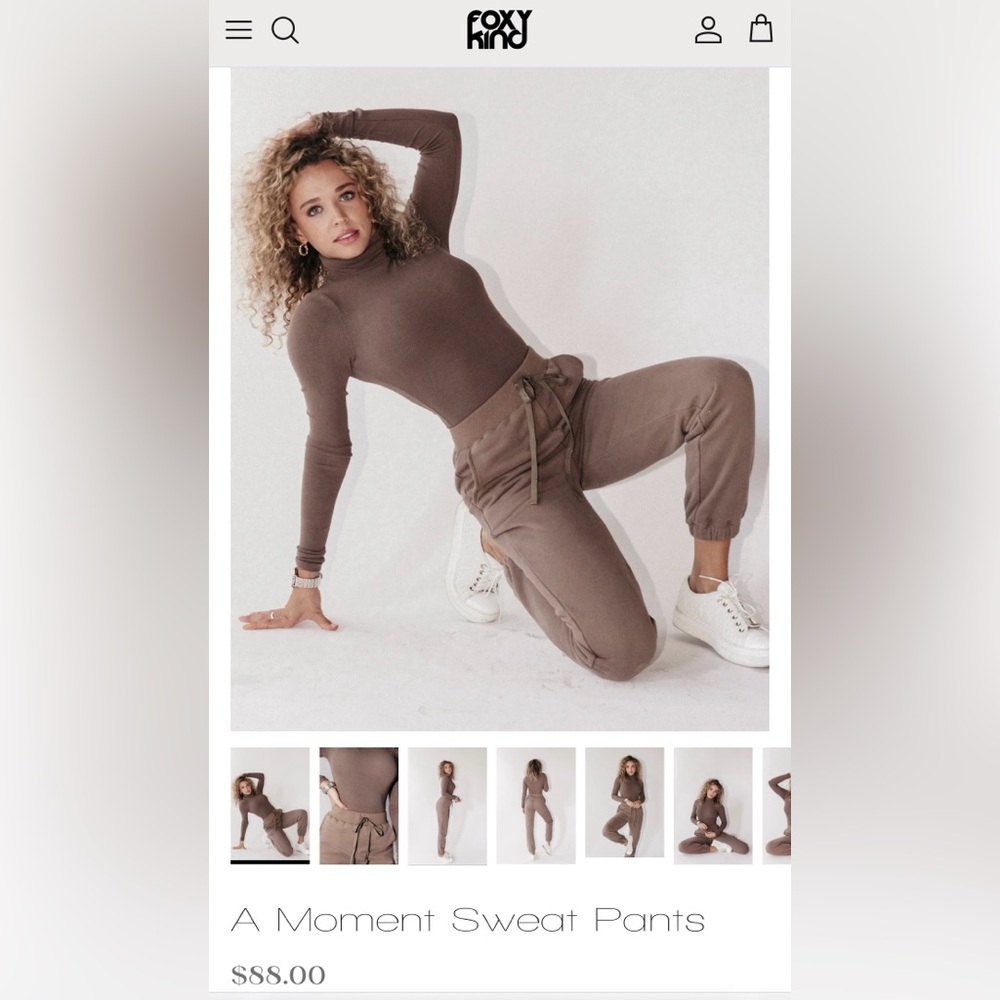 A Moment Sweat pants by the foxy kind